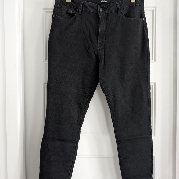 D.jeans woman's black size 14 - Picture 3 of 5